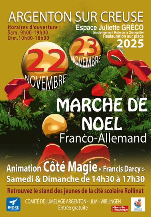 marche de noel argenton sur creuse