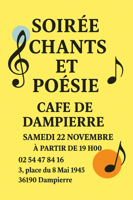 soiree chants et poesie